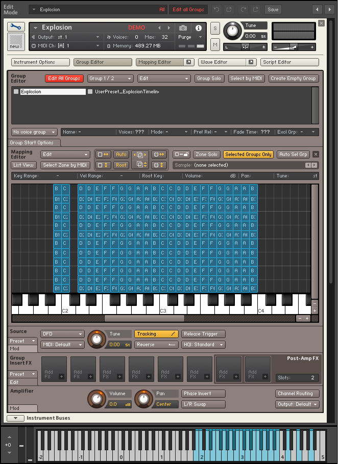 KONTAKT SAMPLER MATRIX